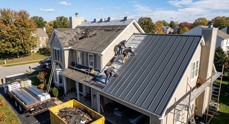 Steel Roof Replacement
